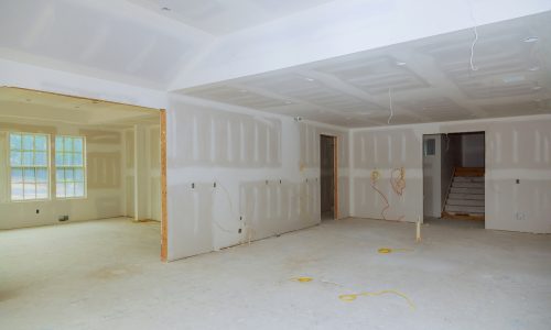 Construction finish details drywall tape building industry new home construction interior
